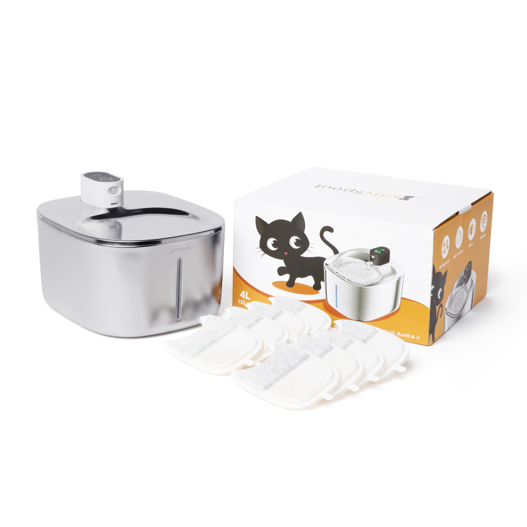 PurrKilde – Den Stillegående, Trådløse Vannfontenen for Sunnere Katter