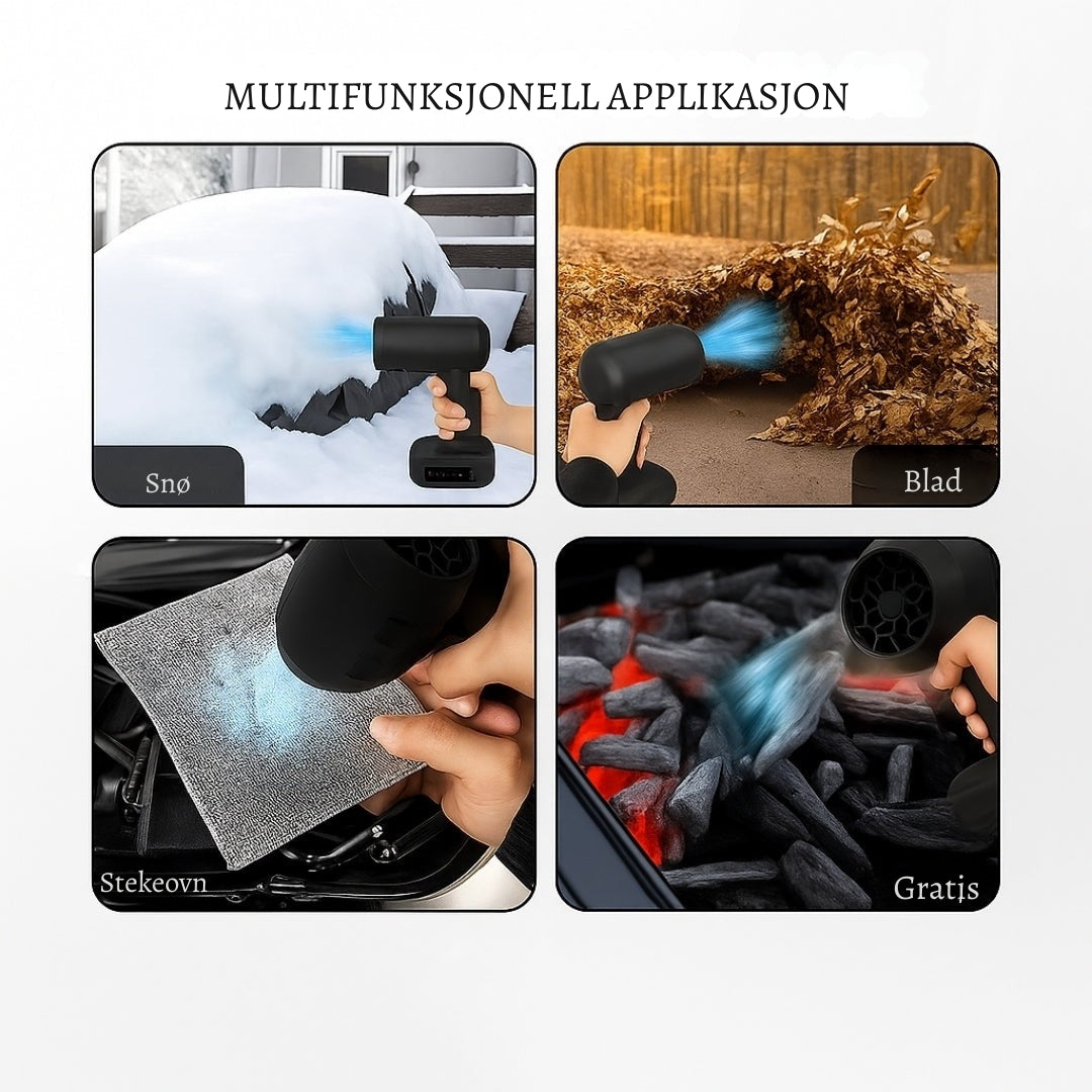 StormBlåser – Kraftig, Trådløs & Ultralett Rengjøringshjelper